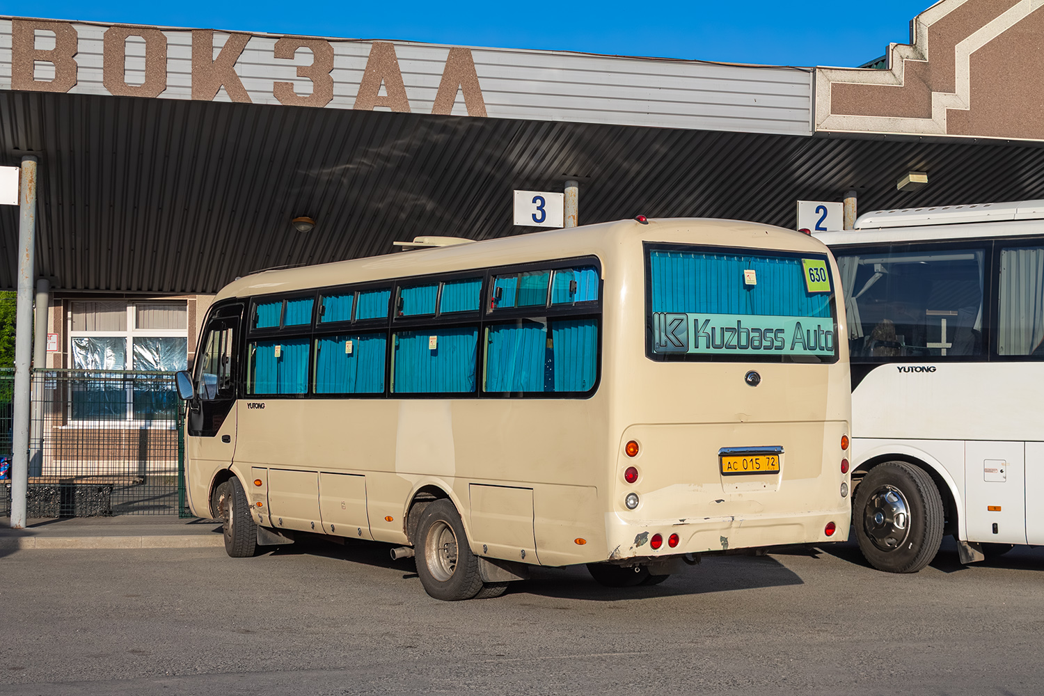 Тюменская область, Yutong ZK6729D (КузбассАвто) № АС 015 72