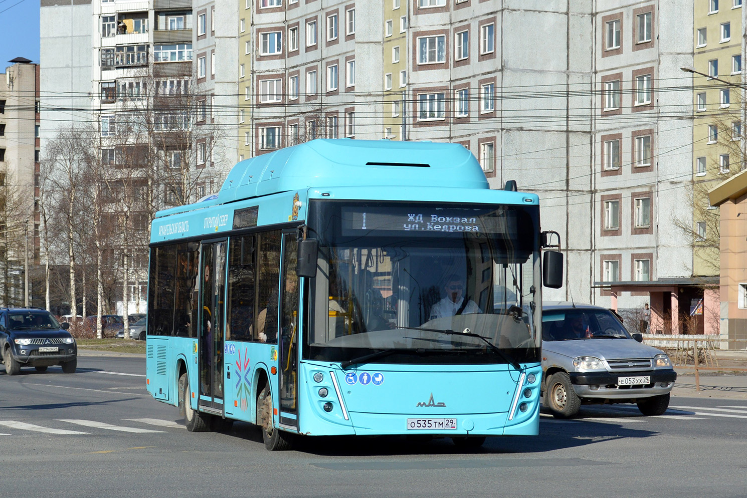 Архангельская область, МАЗ-206.948 № О 535 ТМ 29