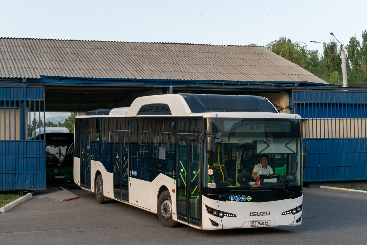 Кыргызстан, Anadolu Isuzu Citiport 12 CNG № 01 948 AZ