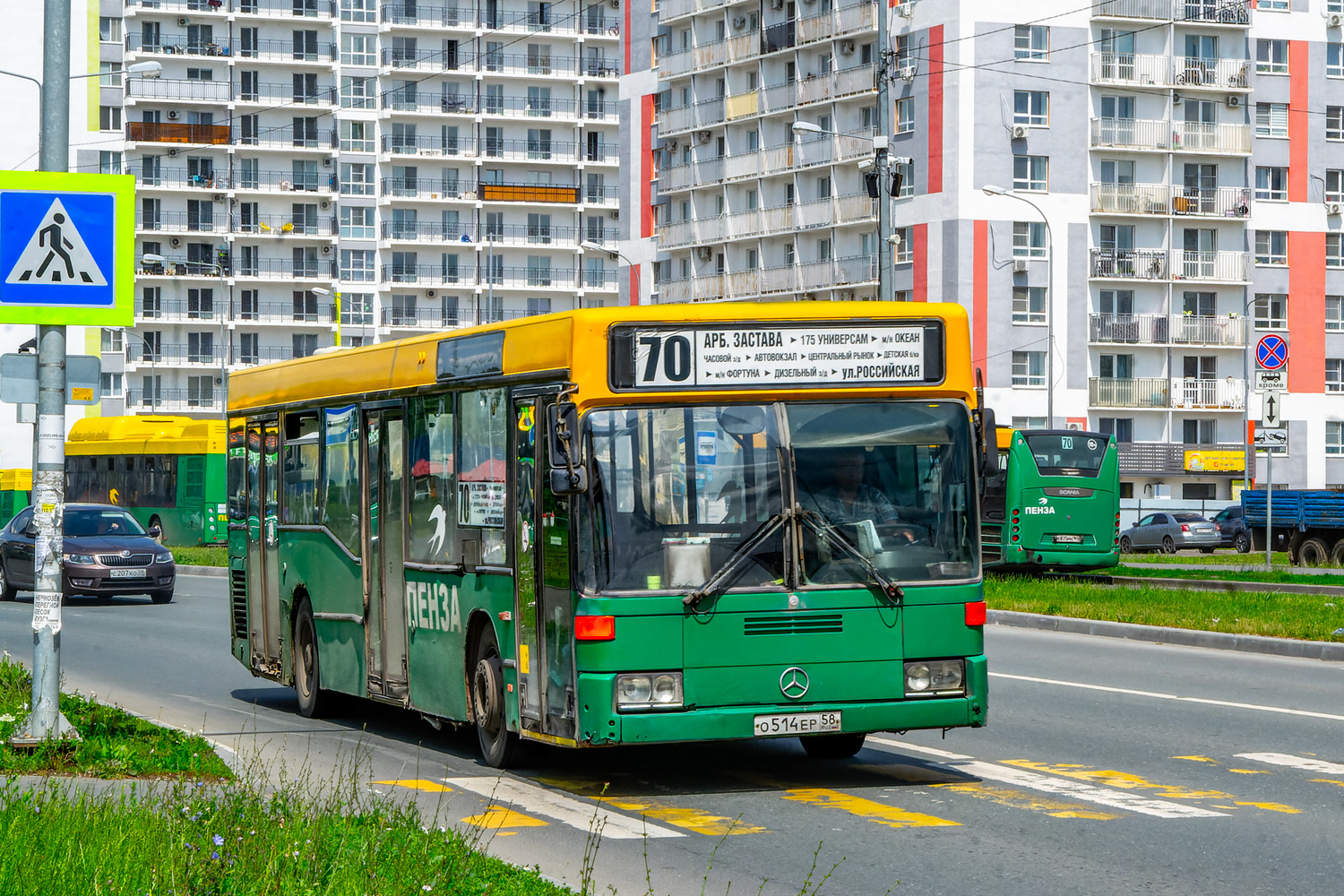 Пензенская область, Mercedes-Benz O405N2 № О 514 ЕР 58
