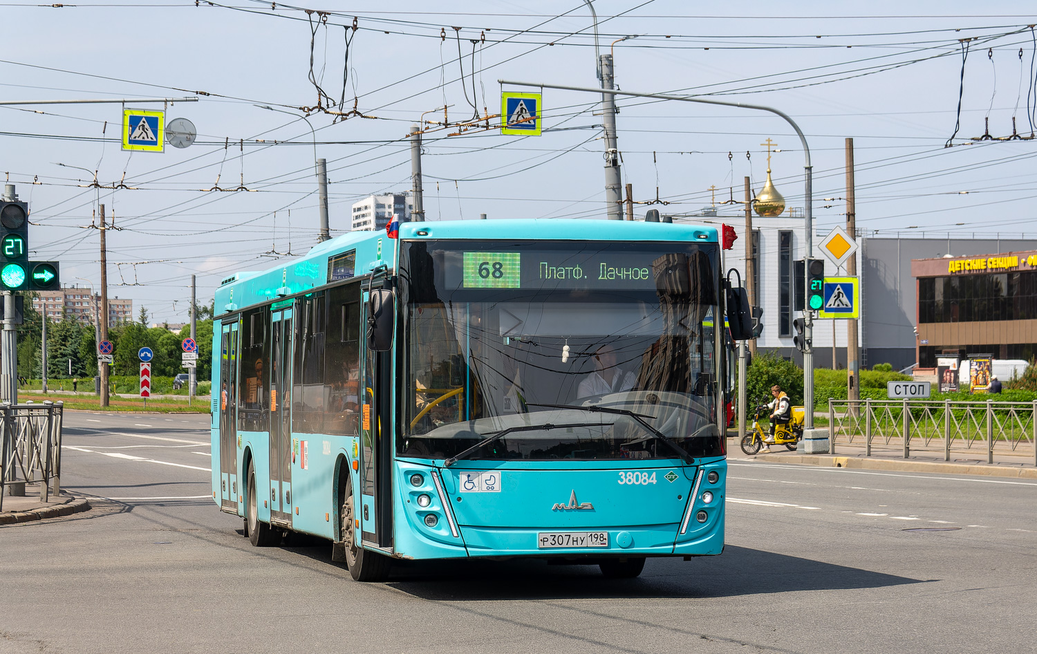 Санкт-Петербург, МАЗ-203.947 № 38084