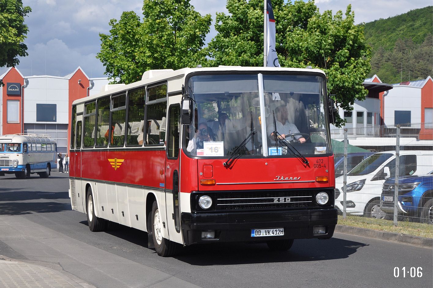 Саксония, Ikarus 250.59 № 472 005-4; Тюрингия &mdash; 8. Ikarus-Bus-Treffen in Deutschland — Meiningen 17.05.2025