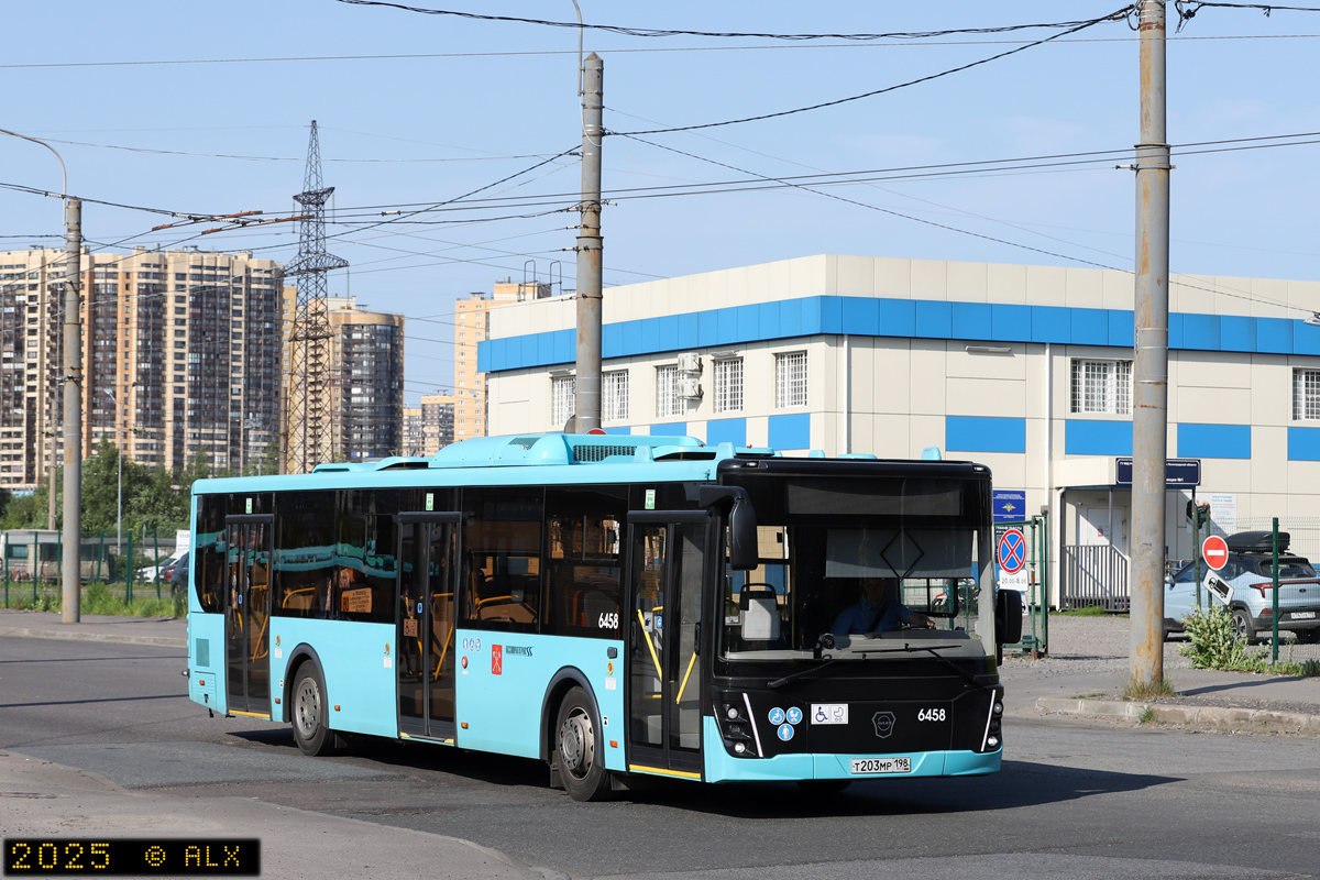 Санкт-Петербург, ЛиАЗ-5292.65 № 6458