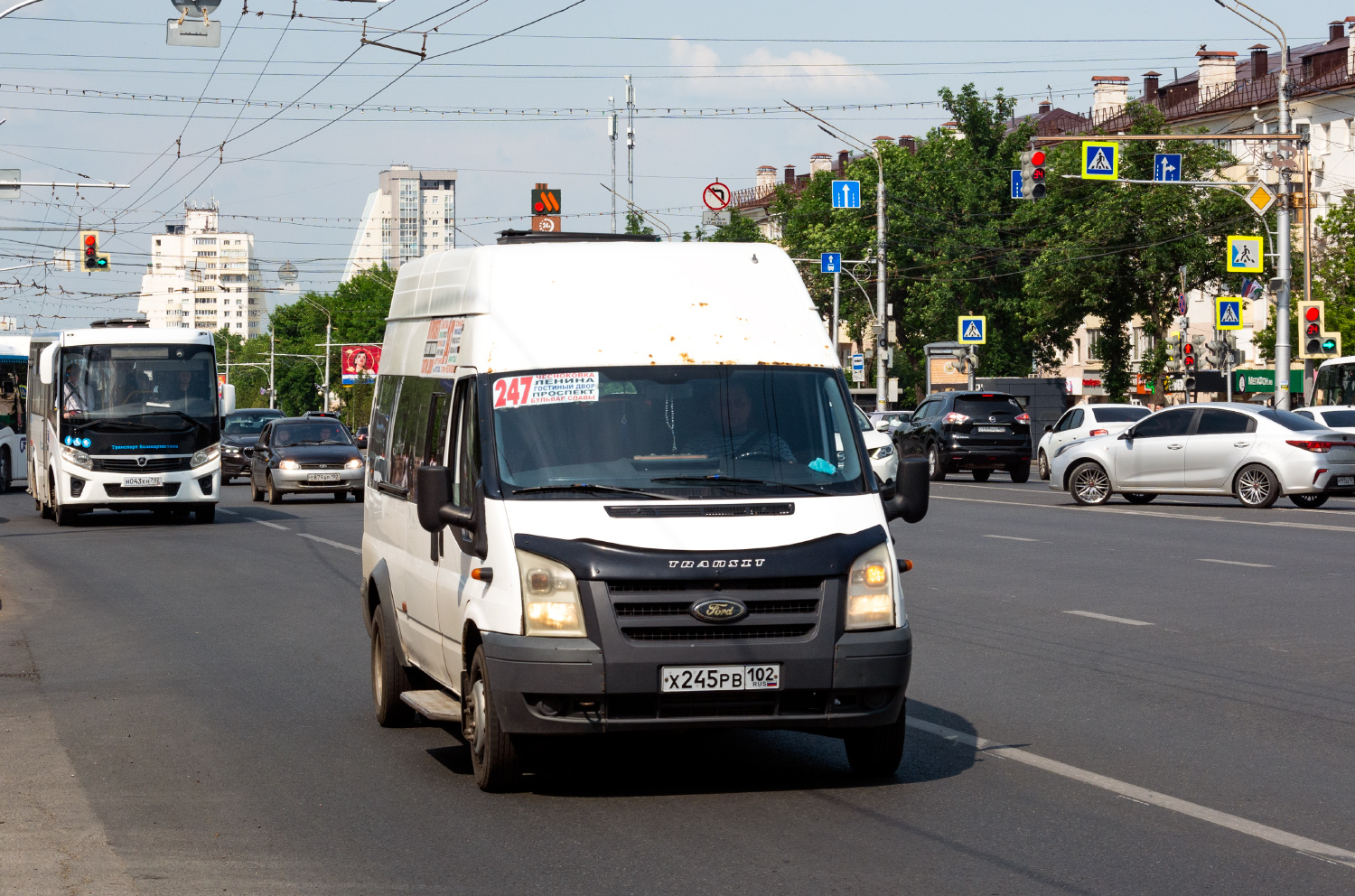 Башкортостан, Нижегородец-222702 (Ford Transit) № Х 245 РВ 102