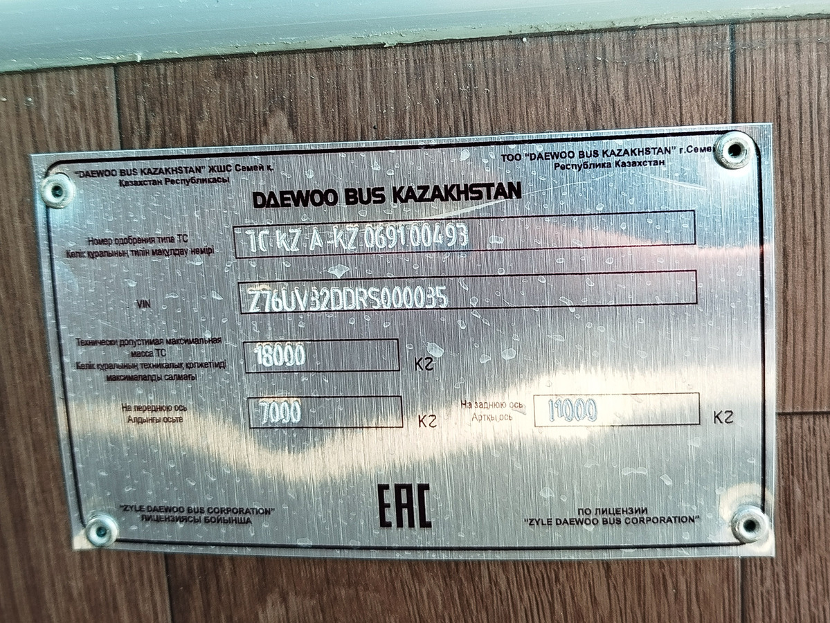 Мангистауская область, Daewoo BH120F GDW (СемАЗ) № 689 BE 12