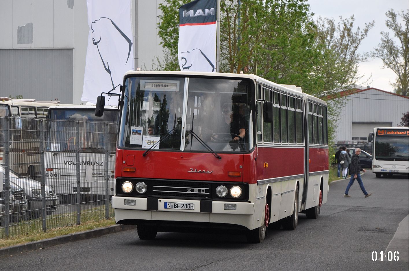 Бавария, Ikarus 280.08A № N-BF 280H; Тюрингия — 8. Ikarus-Bus-Treffen in Deutschland — Meiningen 17.05.2025