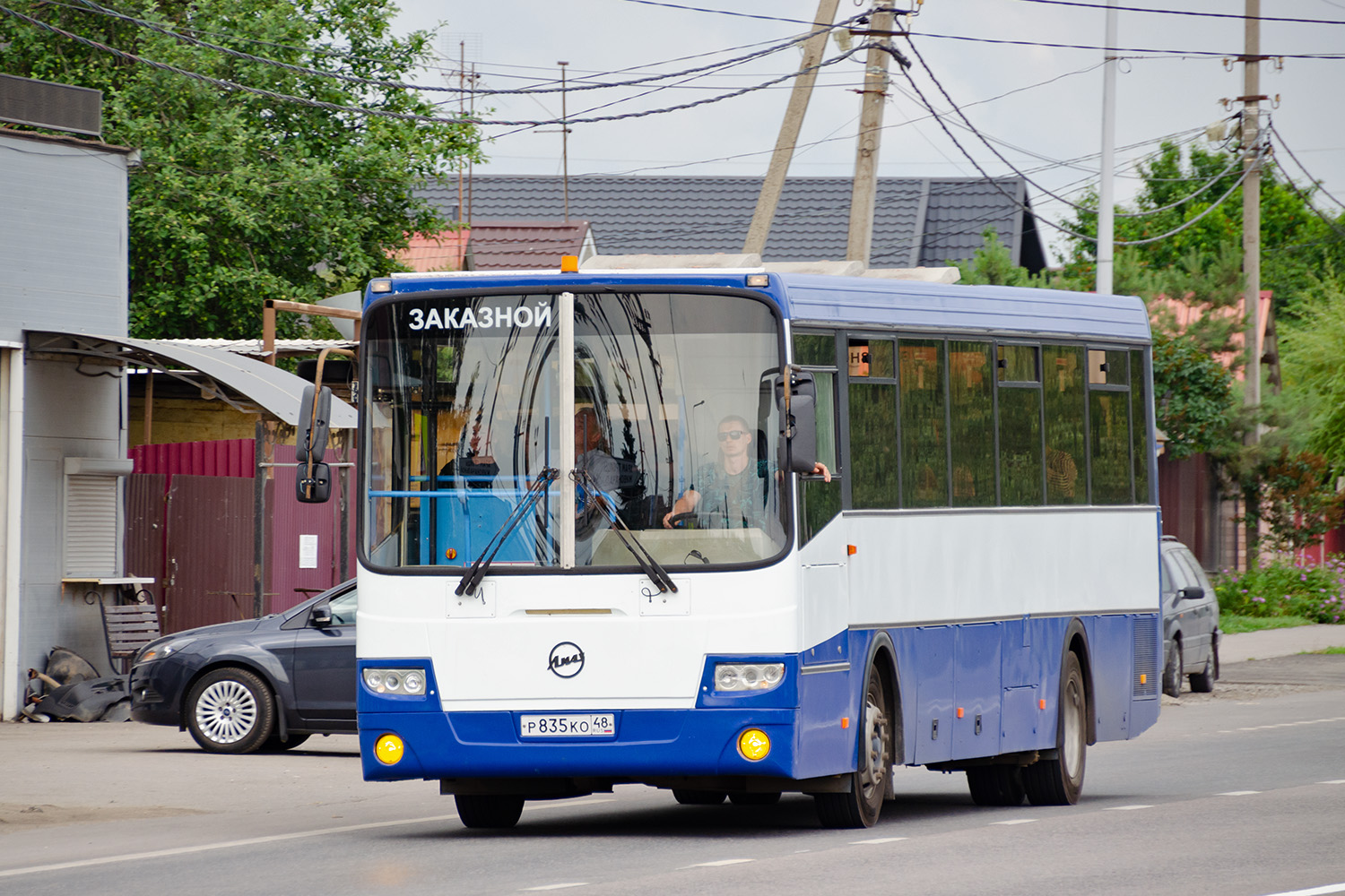 Липецкая область, ЛиАЗ-5256.23-01 (ГолАЗ) № Р 835 КО 48
