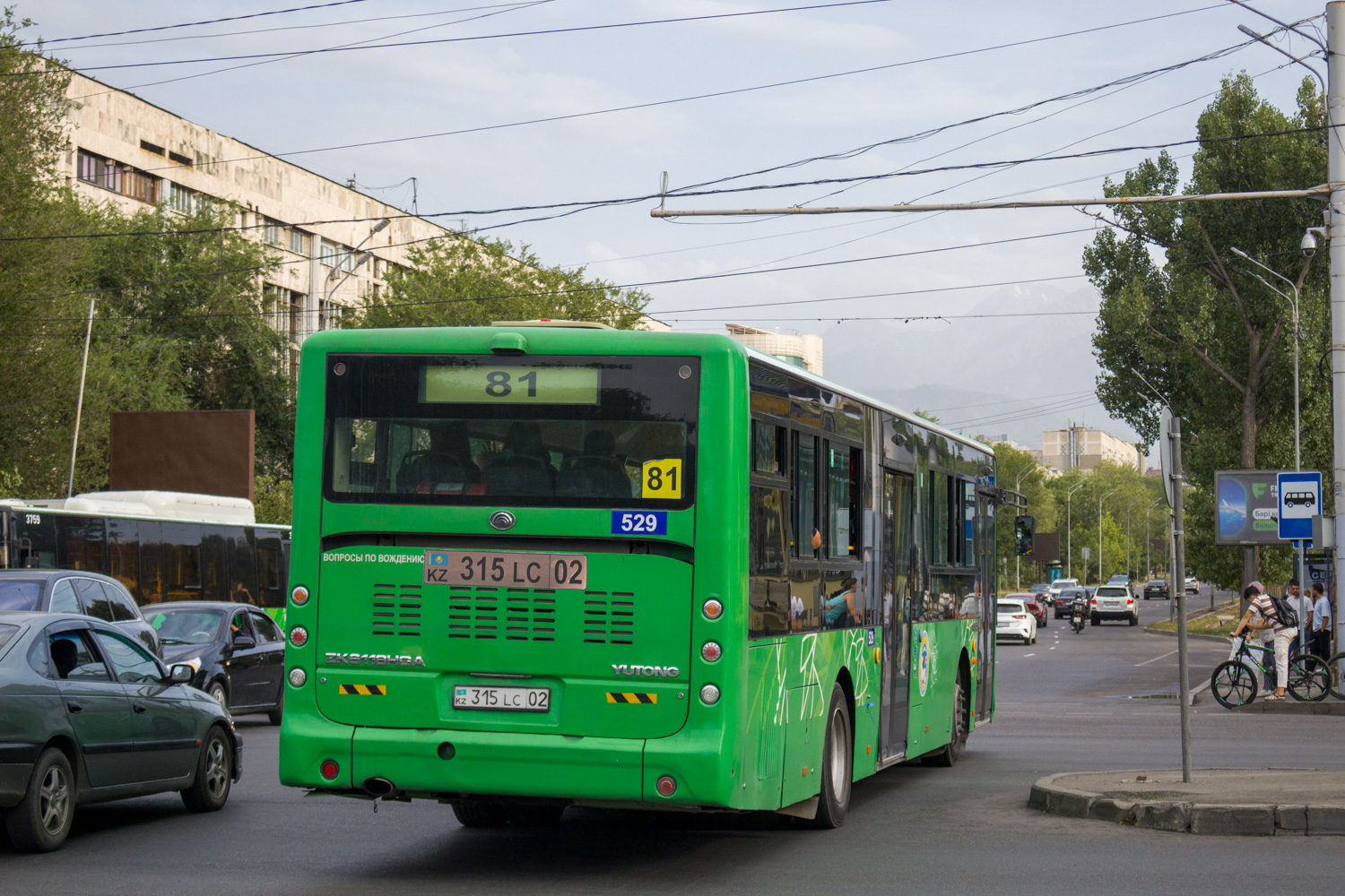 Алматы, Yutong ZK6118HGA № 529