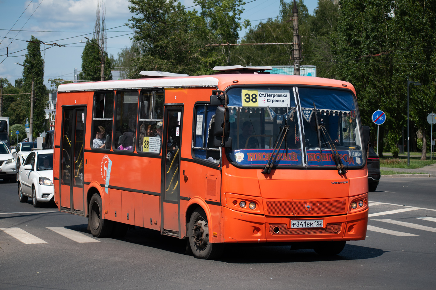 Нижегородская область, ПАЗ-320414-05 "Вектор" № Р 341 ВМ 152