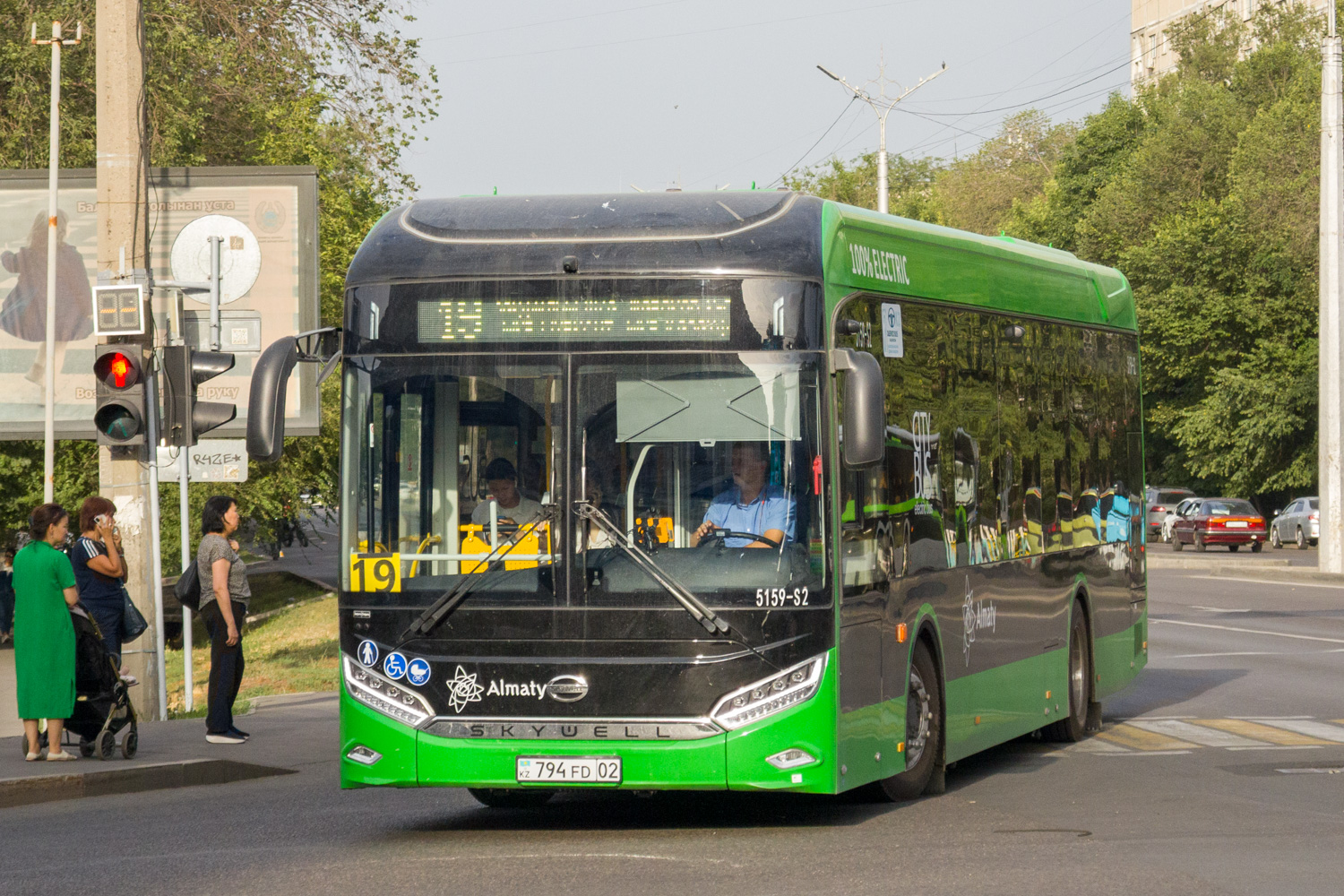 Алматы, Skywell NJL6128BEV (СемАЗ) № 5159-S2
