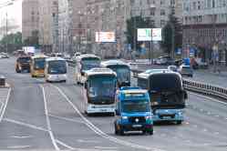 Москва, King Long XMQ6129Y № Т 486 НХ 799; Москва, Нижегородец-222708 (Ford Transit FBD) № 1776013; Московская область, Yutong ZK6938HB9 № К 630 ТЕ 790; Московская область, Yutong ZK6938HB9 № К 528 ТЕ 790; Ленинградская область, Zhong Tong LCK6127H ComPass № К 950 СХ 147