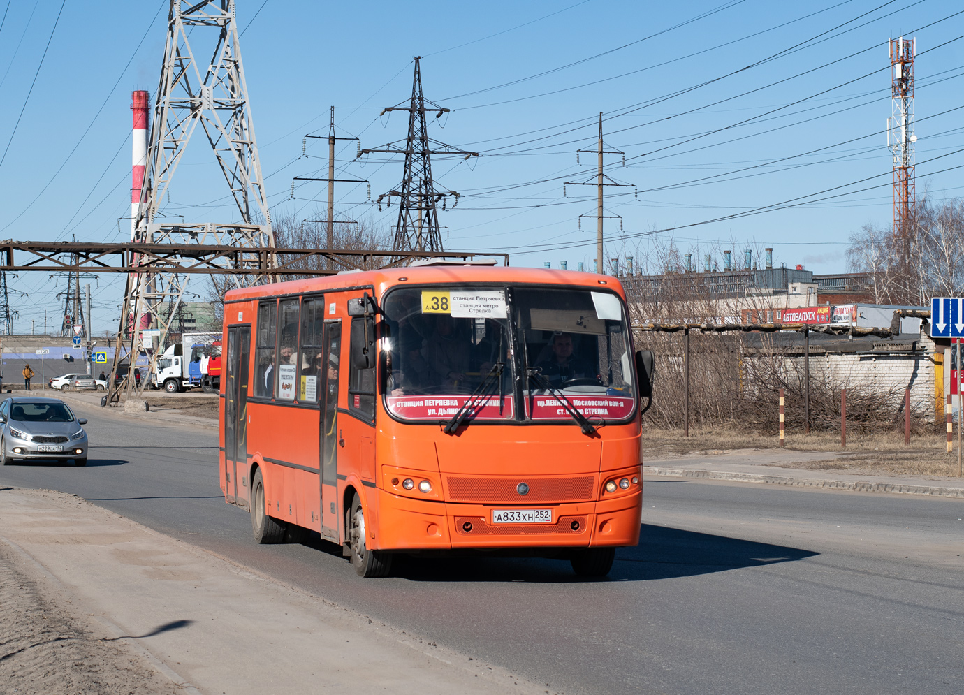 Нижегородская область, ПАЗ-320414-05 "Вектор" № А 833 ХН 252