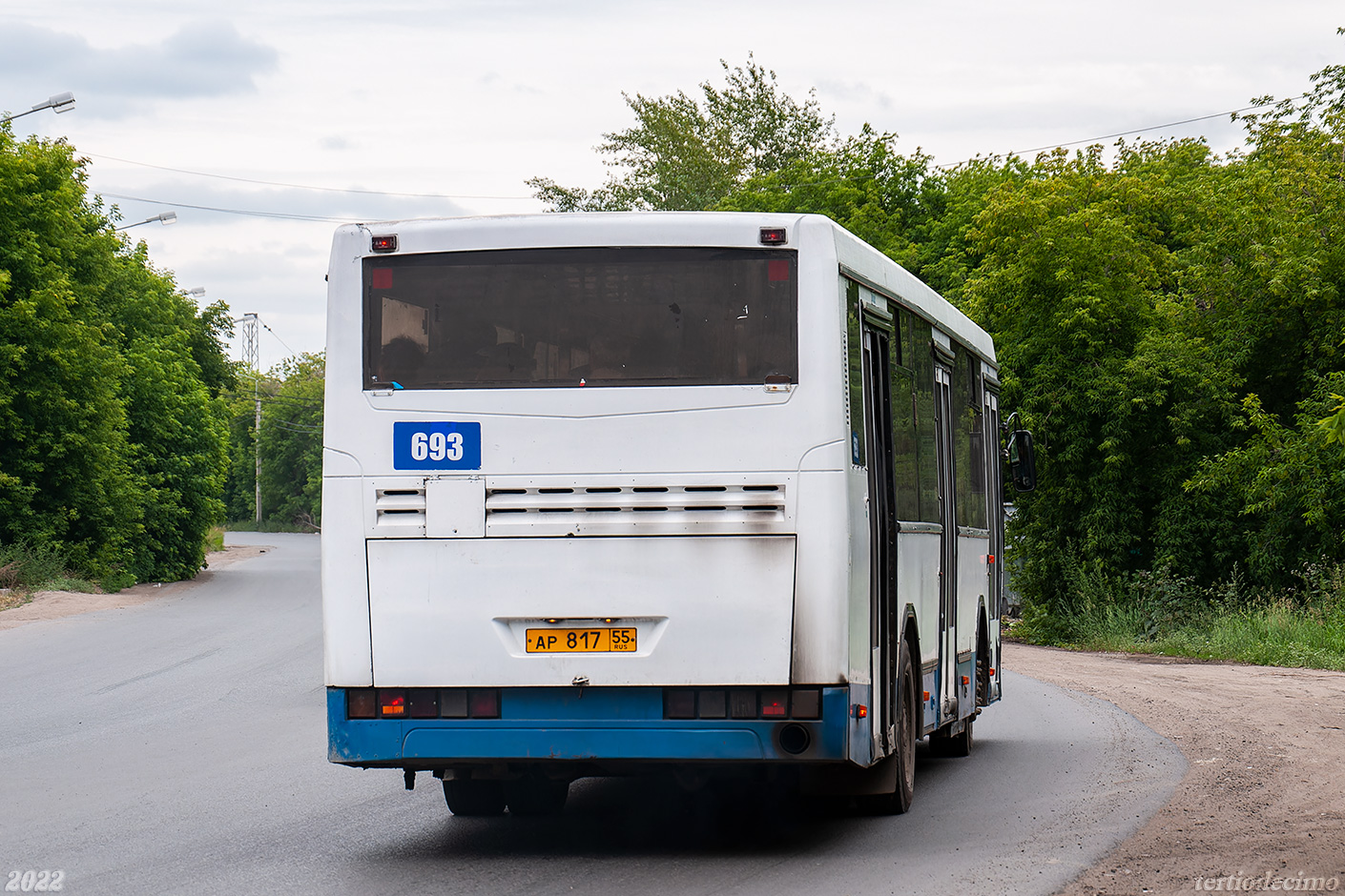 Omsk region, NefAZ-5299-20-15 № 693