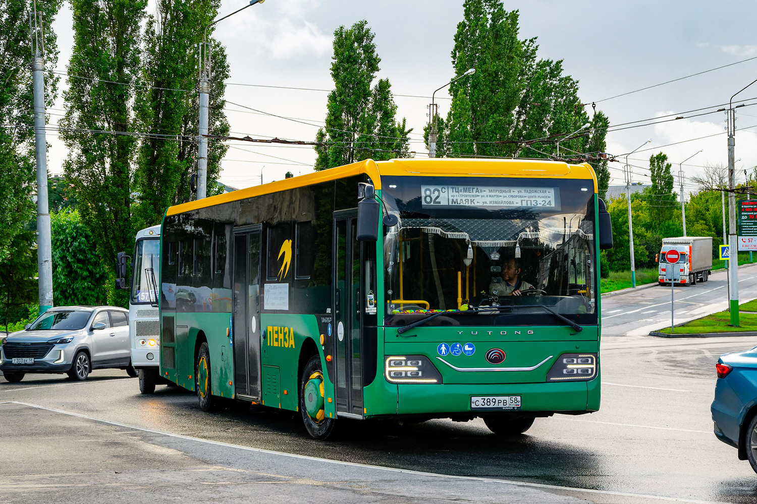 Пензенская область, Yutong ZK6116HG № С 389 РВ 58 Пензенская область, Yutong ZK6116HG № С 389 РВ 58