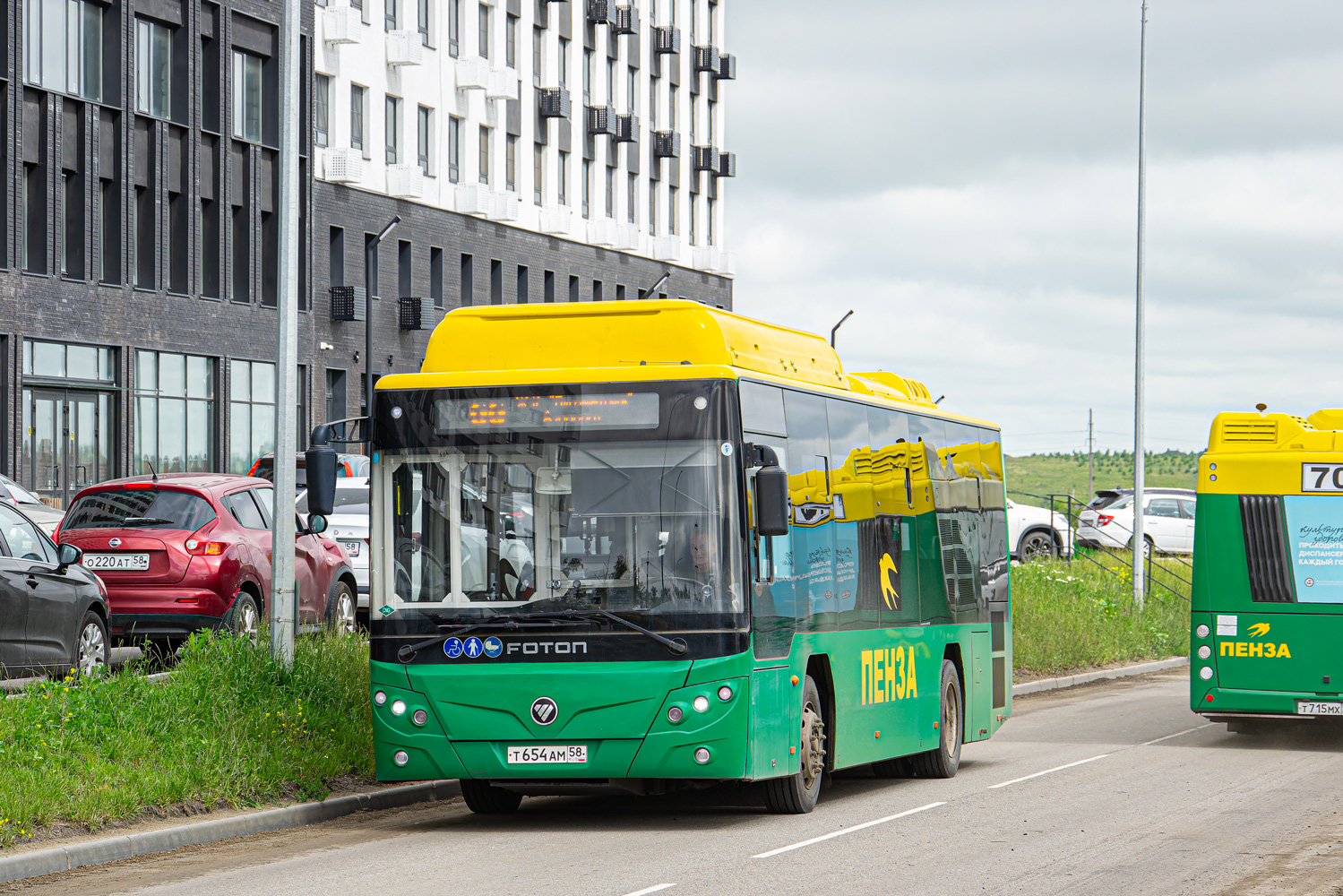 Пензенская область, Foton BJ6105C6MCD-1 № Т 654 АМ 58