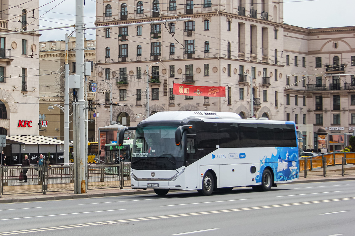 Минск, Zhong Tong LCK6109H № ВА 7091-7
