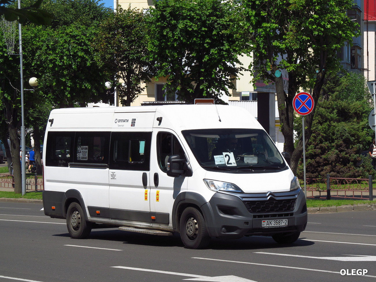 Витебская область, Citroën Jumper № АК 3587-2