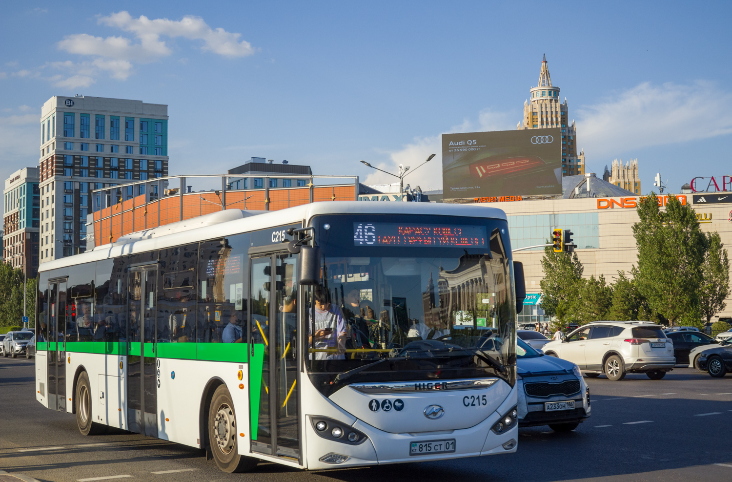 Астана, Higer KLQ6126G № C215