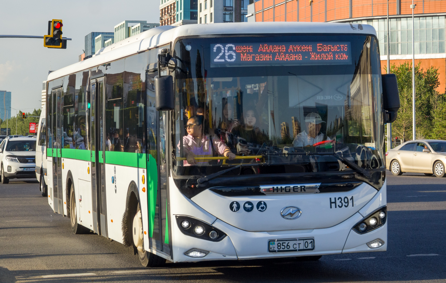 Астана, Higer KLQ6126G № H391
