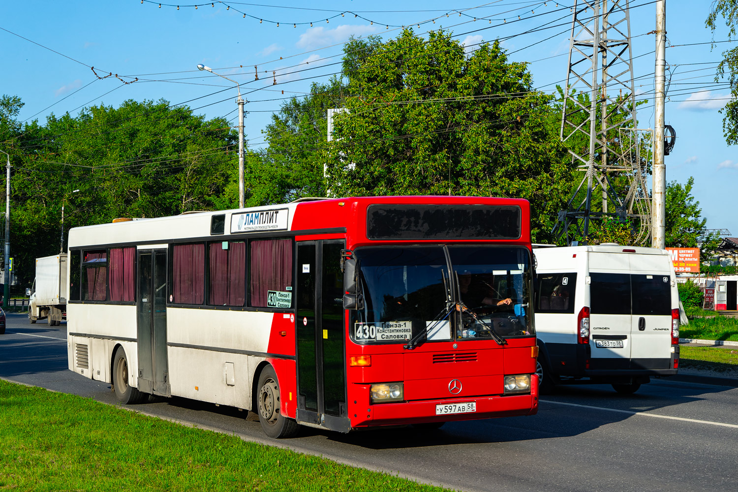 Пензенская область, Mercedes-Benz O405 № У 597 АВ 58