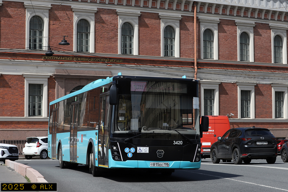 Санкт-Петербург, ЛиАЗ-5292.65 № 3420