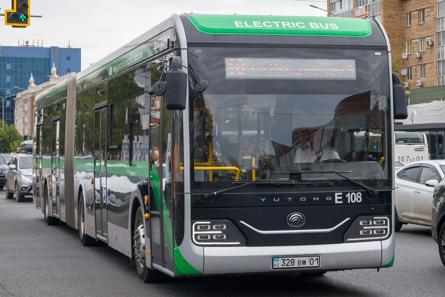 Астана, Yutong ZK6180BEVG (QazTehna) № E108