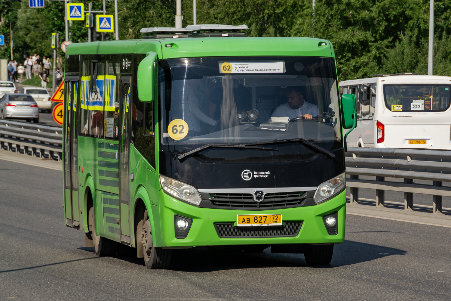 Тюменская область, ПАЗ-320435-04 "Vector Next" № АВ 827 72