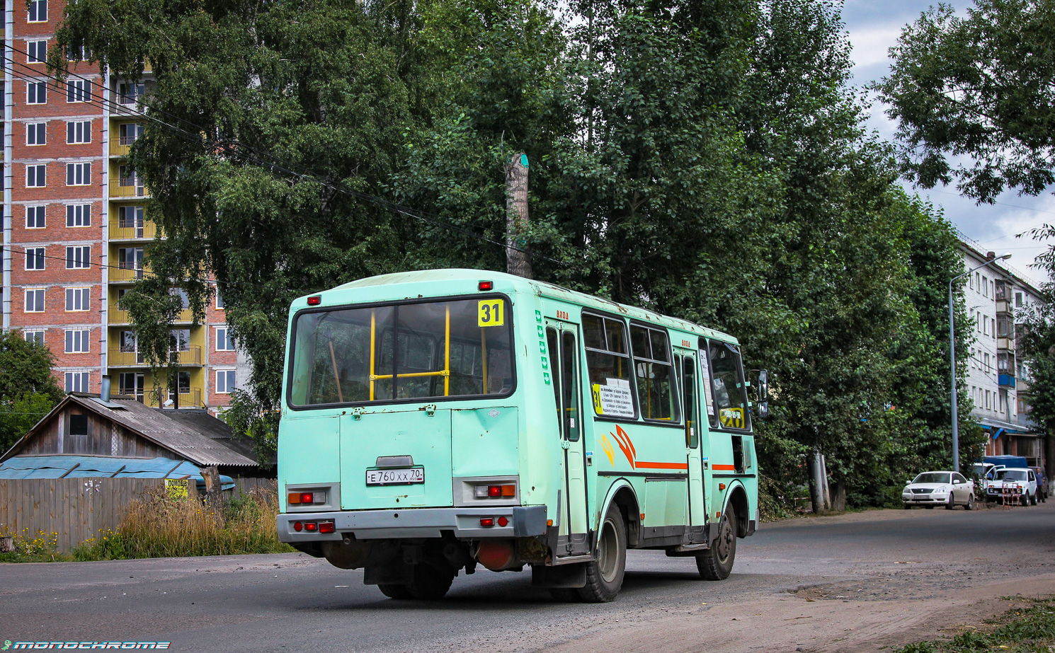 Томская область, ПАЗ-32054 № Е 760 ХХ 70