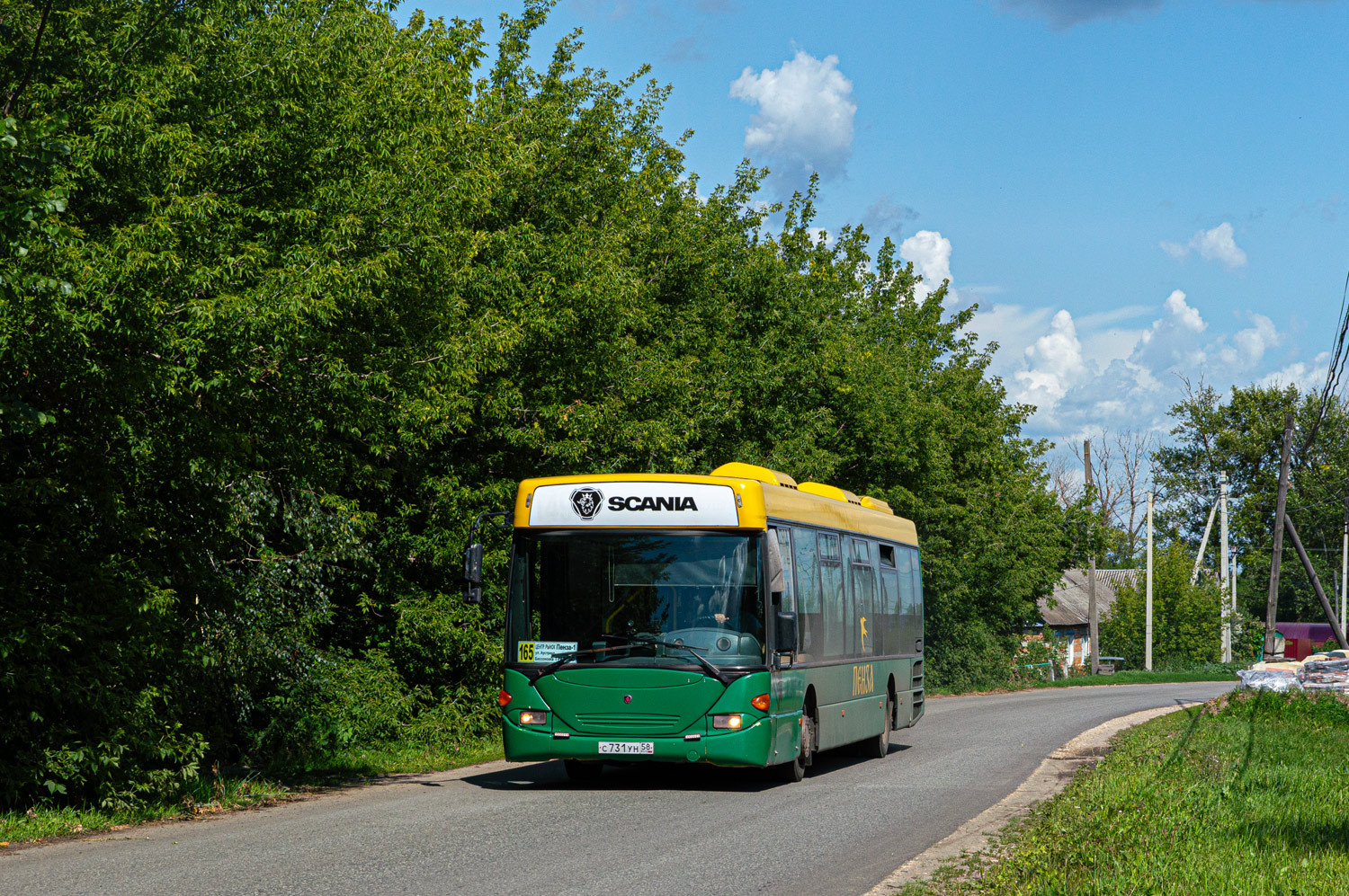 Пензенская область, Scania OmniLink I (Скания-Питер) № С 731 УН 58