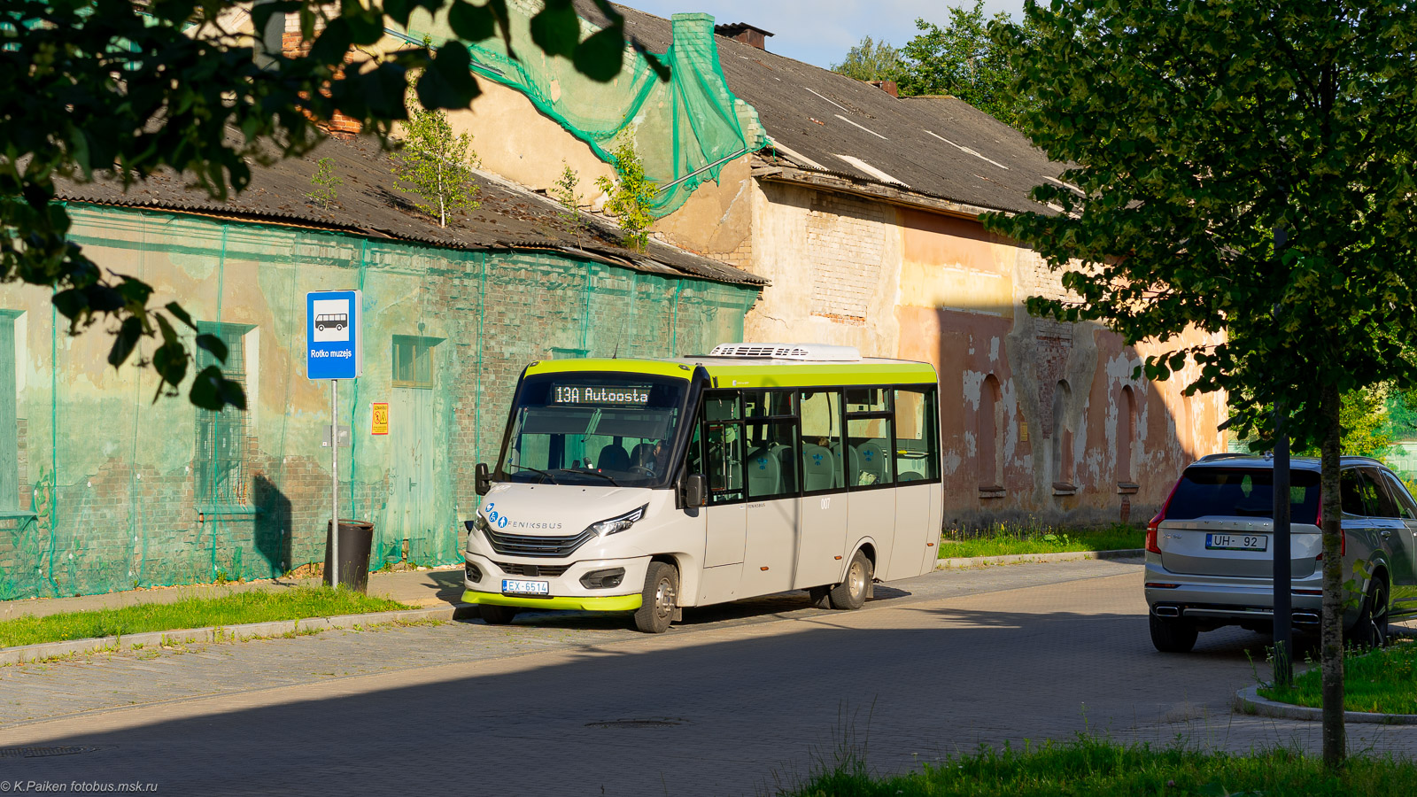Латвия, Feniksbus FBI II 83M-E № 007