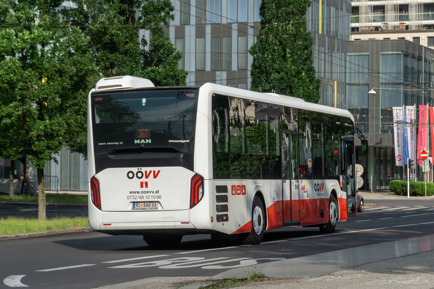 Австрия, MAN 42C Lion's Intercity LE 12 LEÜ360 EfficientHybrid № RO SAB 93