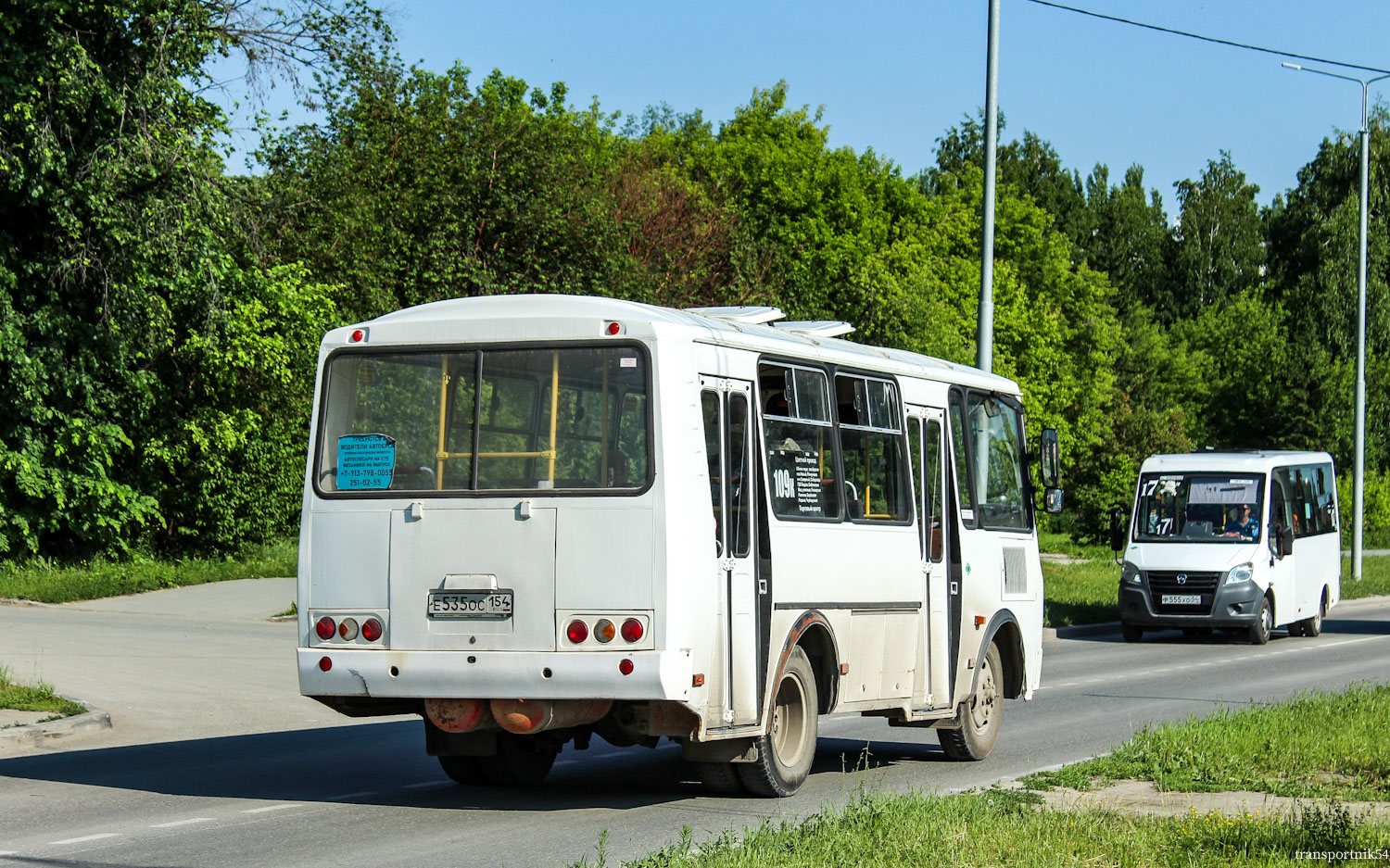 Новосибирская область, ПАЗ-32054 № Е 535 ОС 154