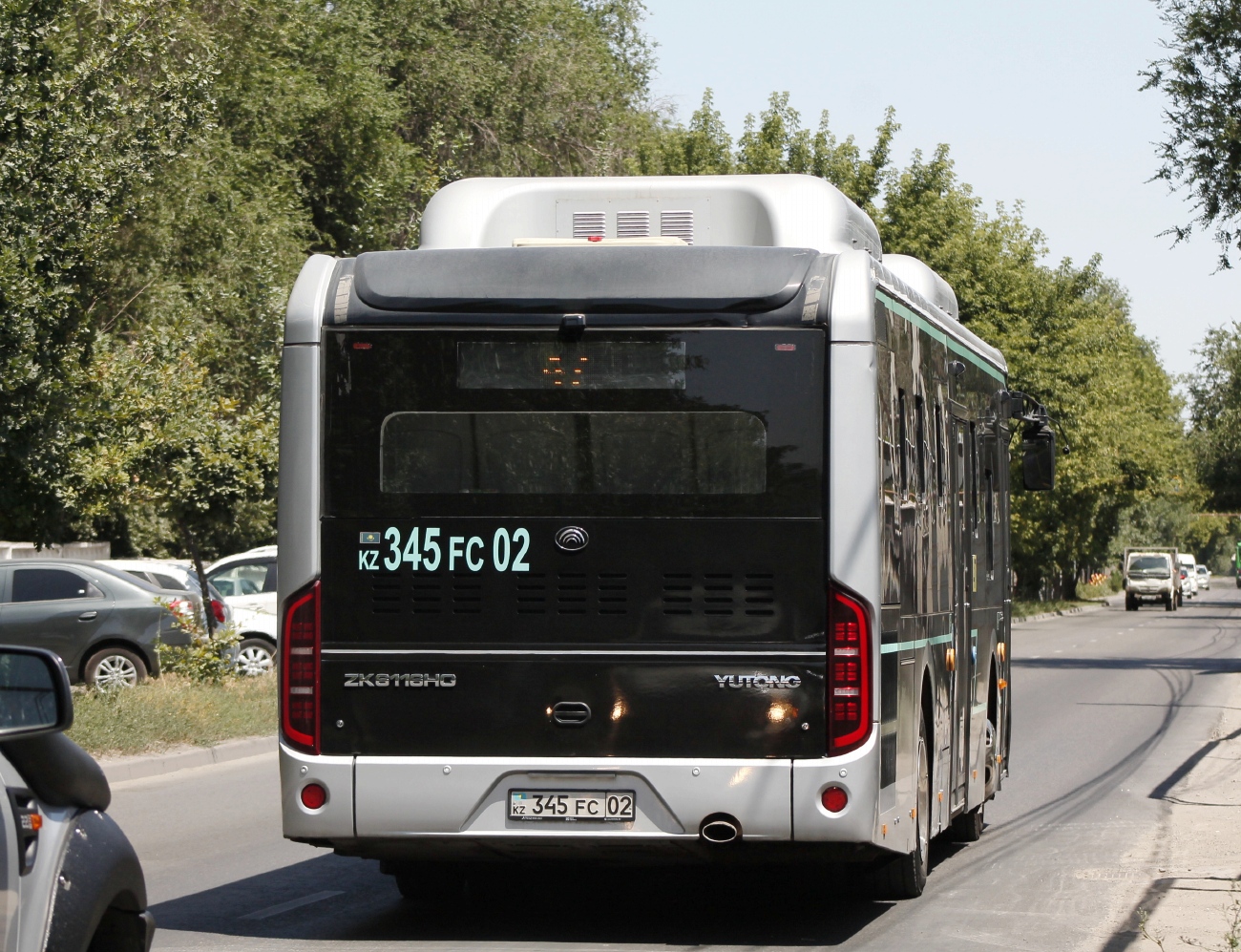 Алматы, Yutong ZK6116HG (QazTehna) № 345 FC 02