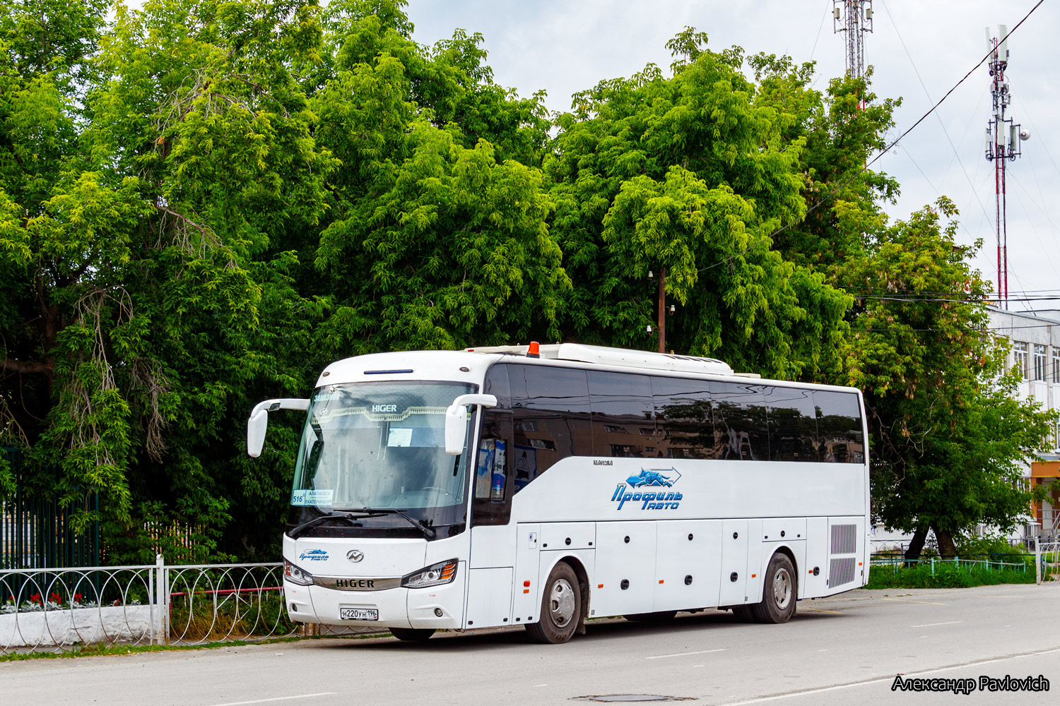 Свердловская область, Higer KLQ6128LQ № Н 220 УН 196