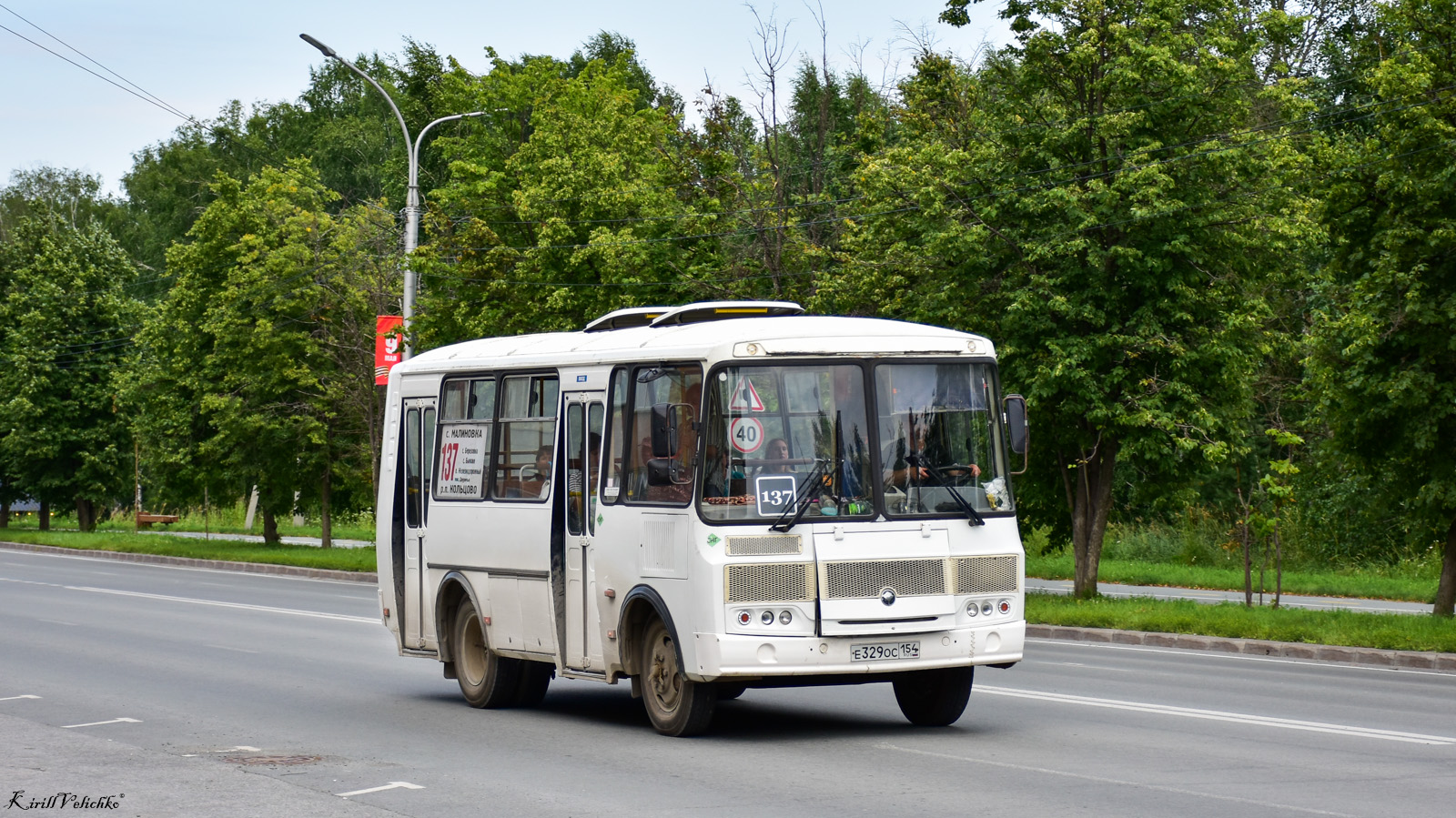 Новосибирская область, ПАЗ-32054 № Е 329 ОС 154