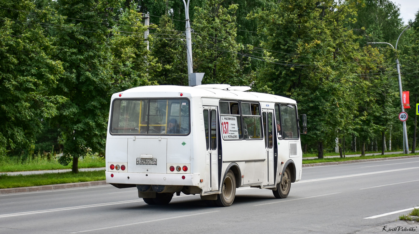 Новосибирская область, ПАЗ-32054 № Е 329 ОС 154