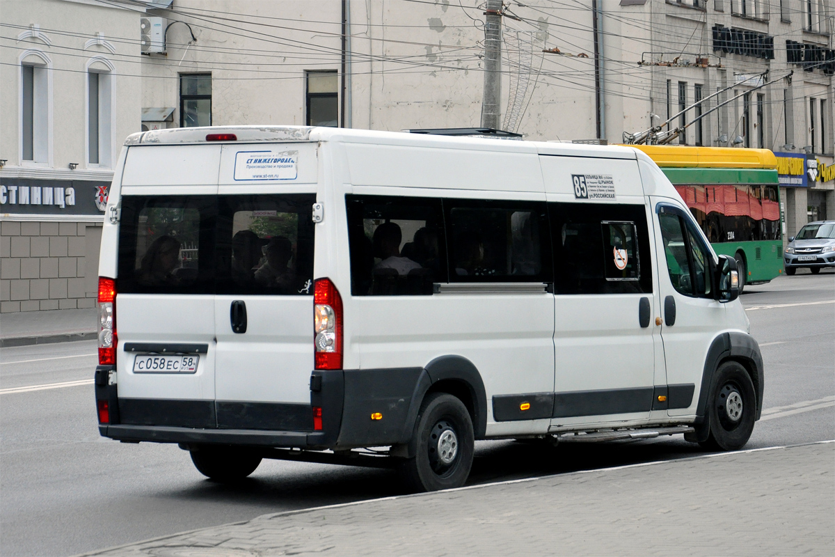Пензенская область, Нижегородец-2227SK (Peugeot Boxer) № С 058 ЕС 58