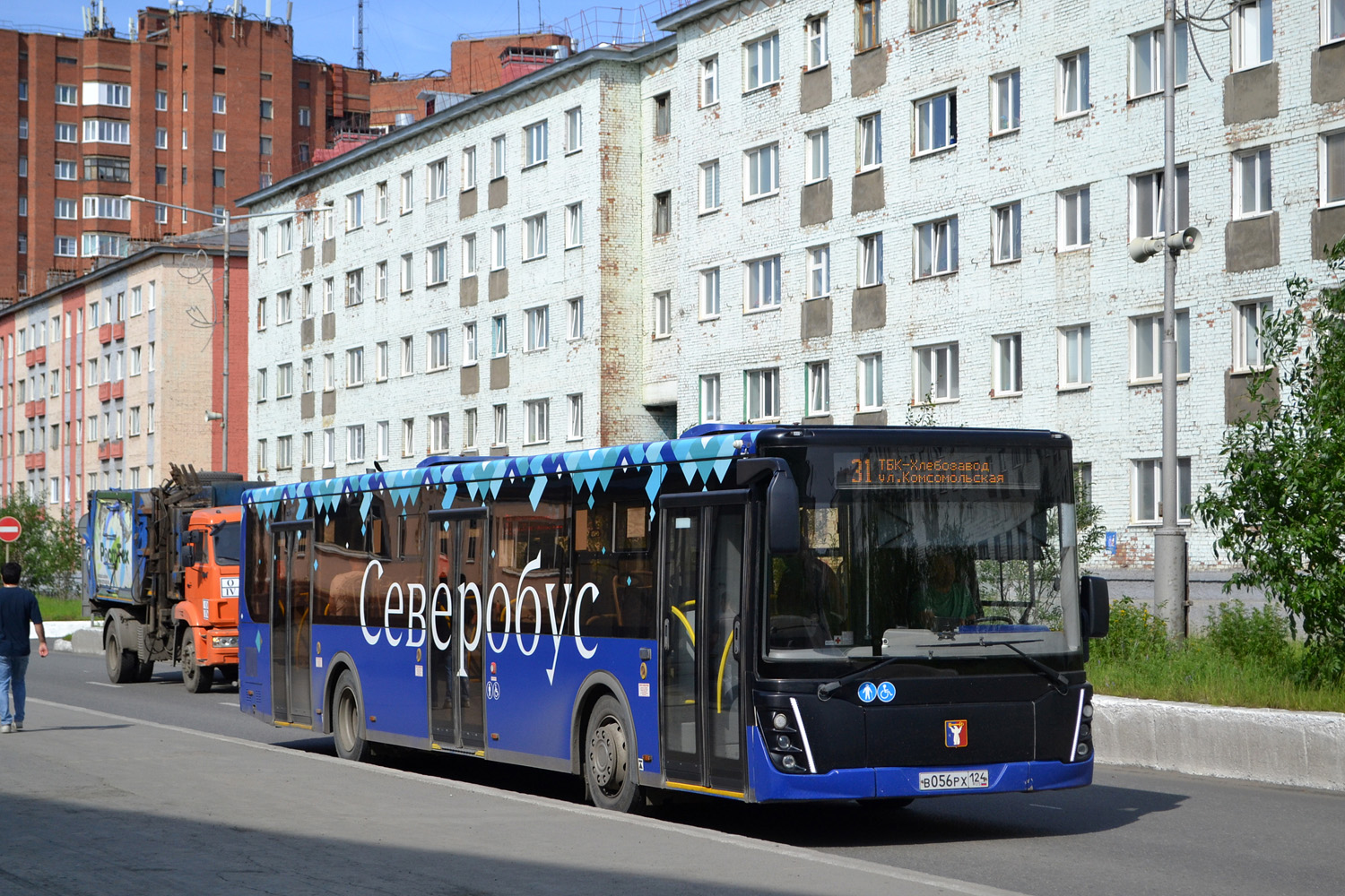 Красноярский край, ЛиАЗ-5292.65 № В 056 РХ 124