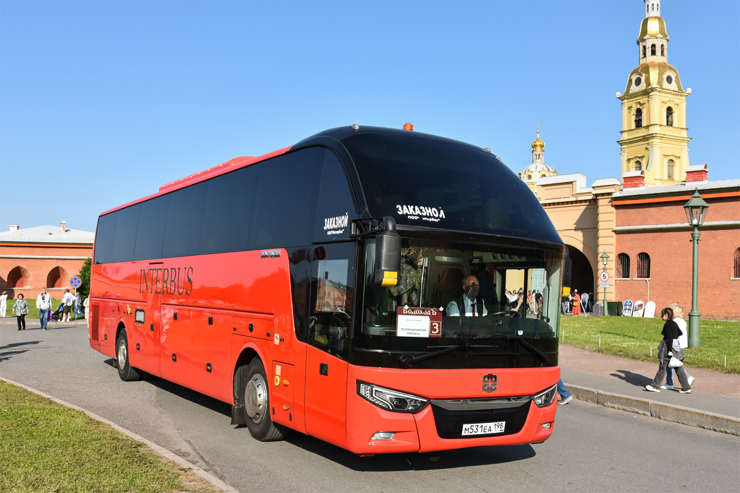 Санкт-Петербург, Zhong Tong LCK6127H ComPass № М 531 ЕА 198
