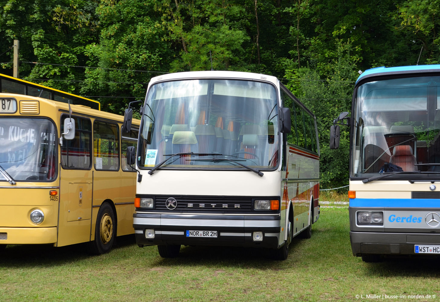 Нижняя Саксония, Setra S211HD № NOR-BR 2H; Нижняя Саксония — Bustreffen Wehmingen Hannoversches Straßenbahnmuseum 13.07.2025