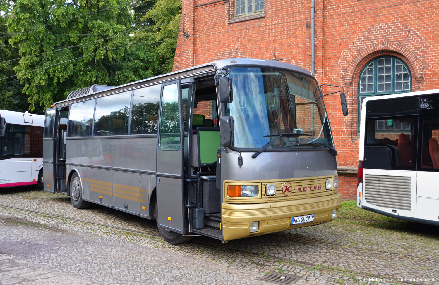 Бремен, Setra S210H № HB-SQ 191H; Нижняя Саксония — Bustreffen Wehmingen Hannoversches Straßenbahnmuseum 13.07.2025