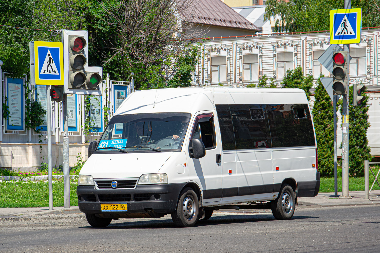 Пензенская область, FIAT Ducato 244 [RUS] № АХ 122 58