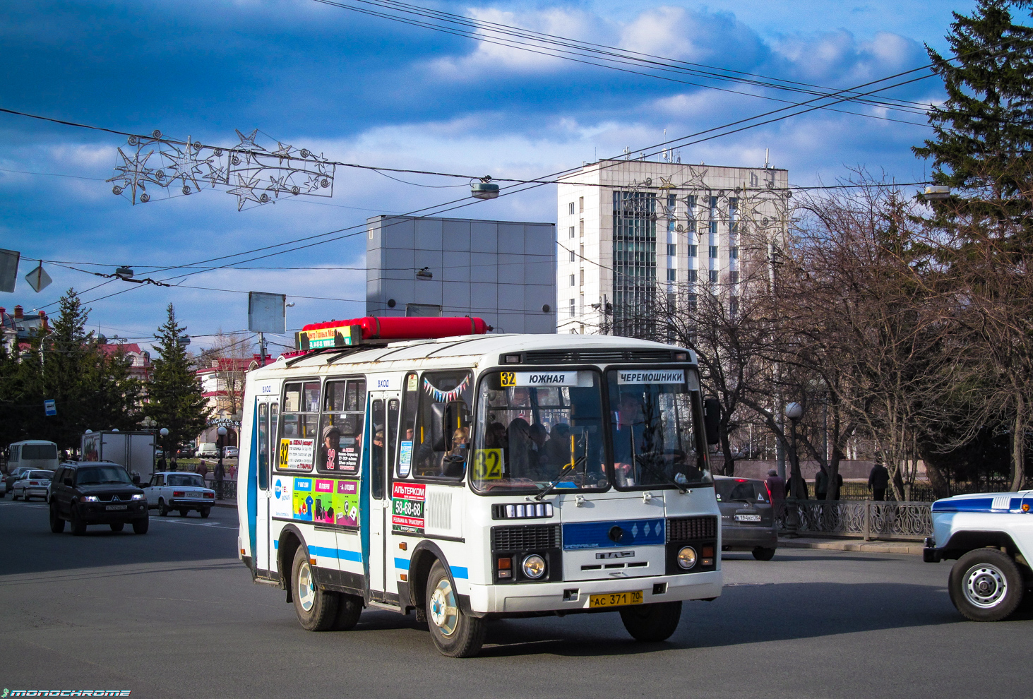 Томская область, ПАЗ-32054 № АС 371 70