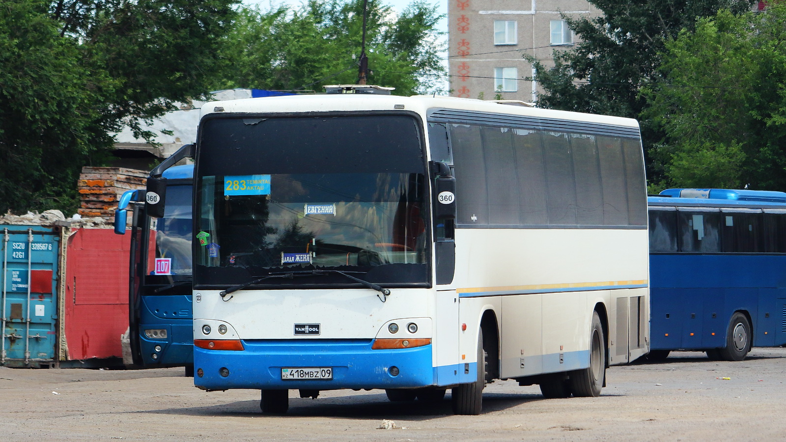 Карагандинская область, Van Hool T915TL № 418 MBZ 09
