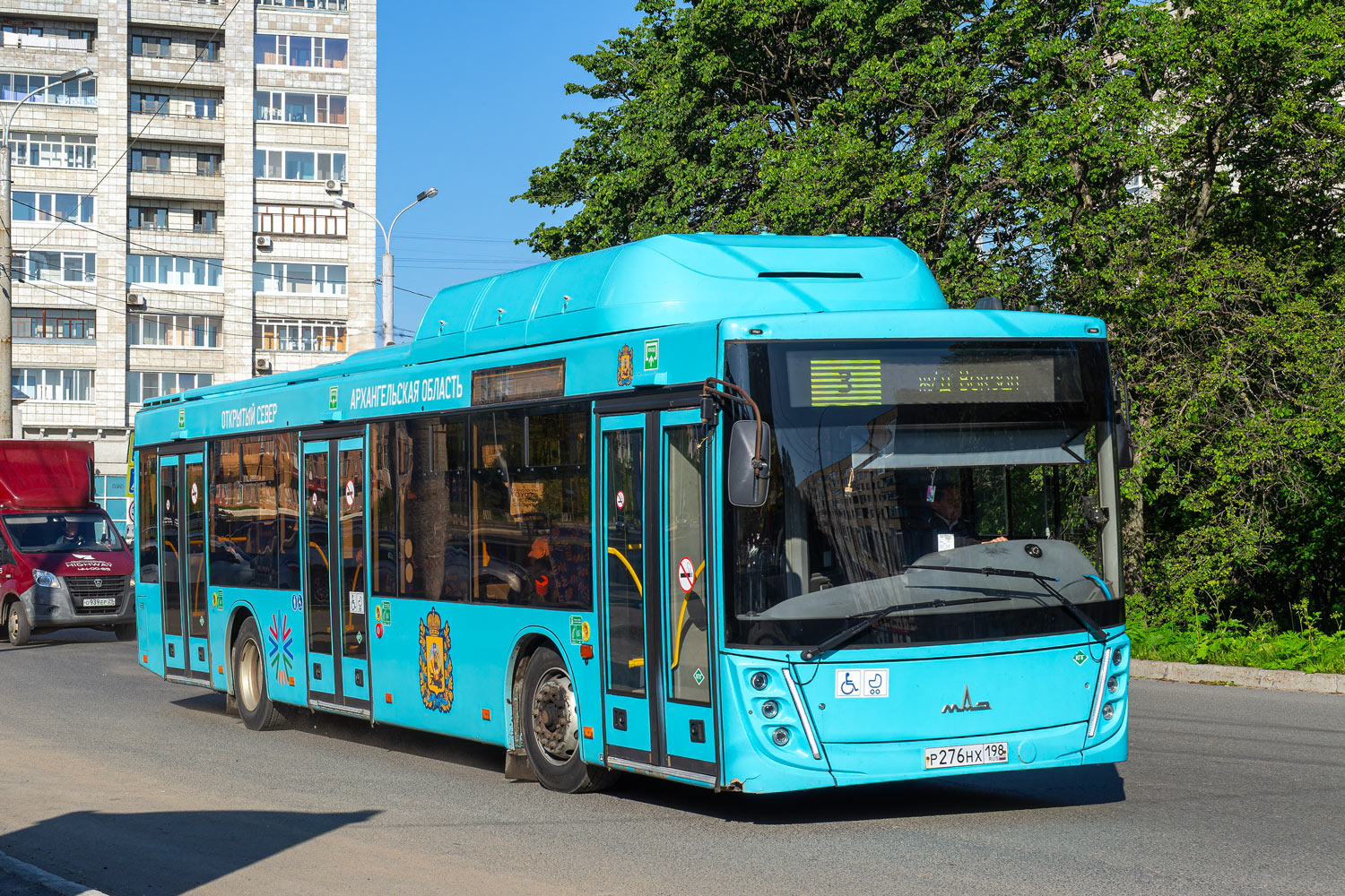 Архангельская область, МАЗ-203.948 № Р 276 НХ 198