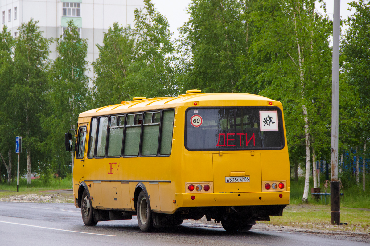 Ханты-Мансийский АО, ПАЗ-423470-04 № Е 536 СА 186