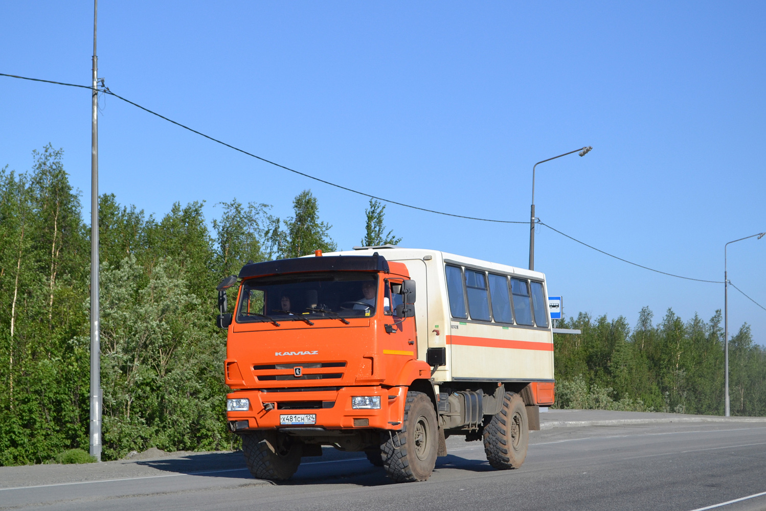 Красноярский край, НефАЗ-42111-24 № Х 481 СН 124