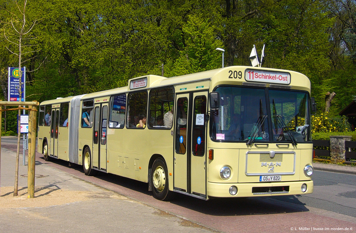 Нижняя Саксония, MAN 593 SG240H № 209; Нижняя Саксония — Bustreffen Wehmingen Hannoversches Straßenbahnmuseum 05.05.2013