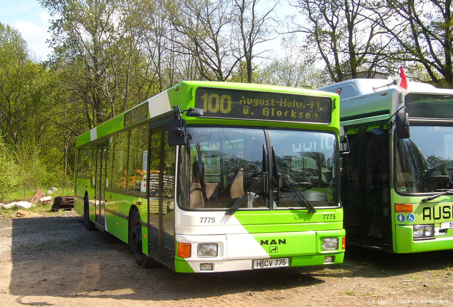 Нижняя Саксония, MAN A10 NL202 № 7775; Нижняя Саксония — Bustreffen Wehmingen Hannoversches Straßenbahnmuseum 05.05.2013