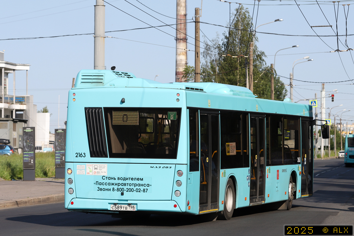 Санкт-Петербург, МАЗ-203.047 № 2163